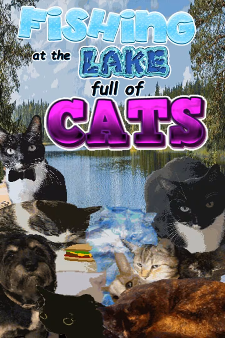 Capsule for Fishing at the Lake Full of Cats