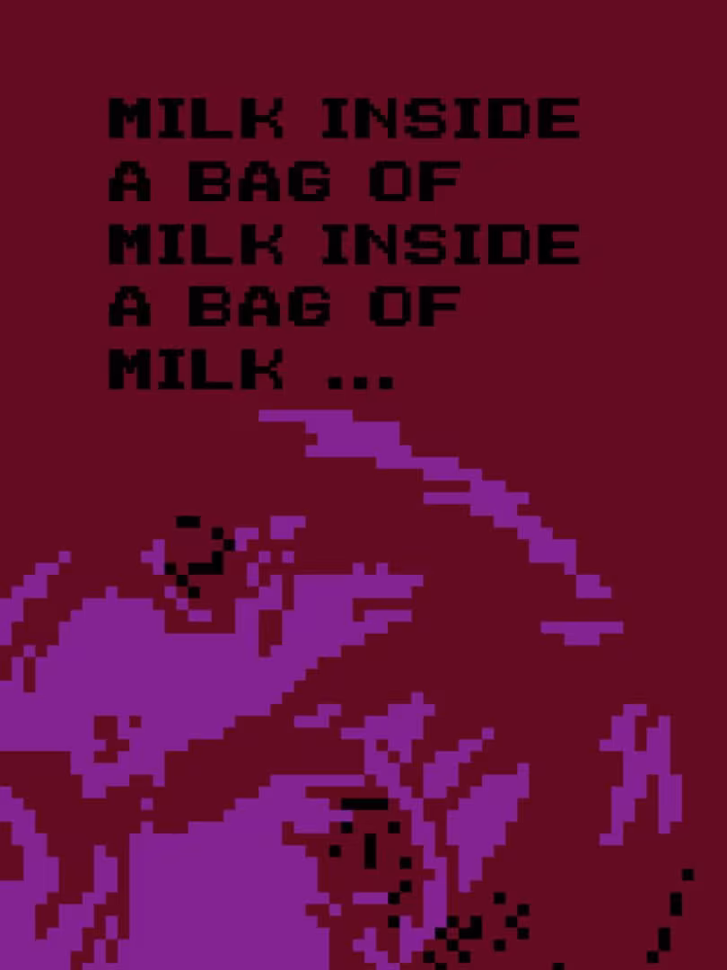 Capsule for Milk inside a bag of milk inside a bag of milk